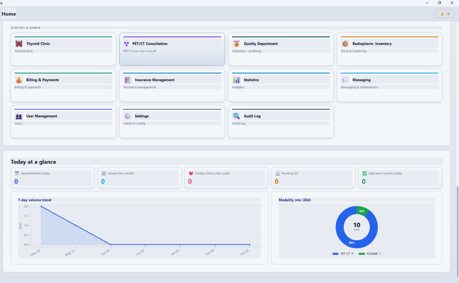 PACS Vision screenshot